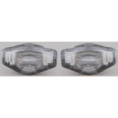 For Honda Odyssey License Lamp 1999-2004 Pair Passenger and Driver Side CAPA
