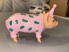 Target Ankyo  Party Animal Pig Plastic Figure Cake Topper 5" 