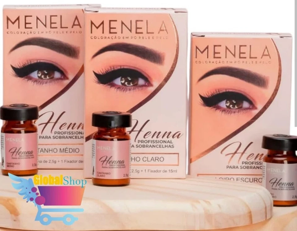 Henna Menela Brasileña Original para Cejas