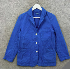 Toast Jacket Womens UK 8 Blue Chore Utility W...