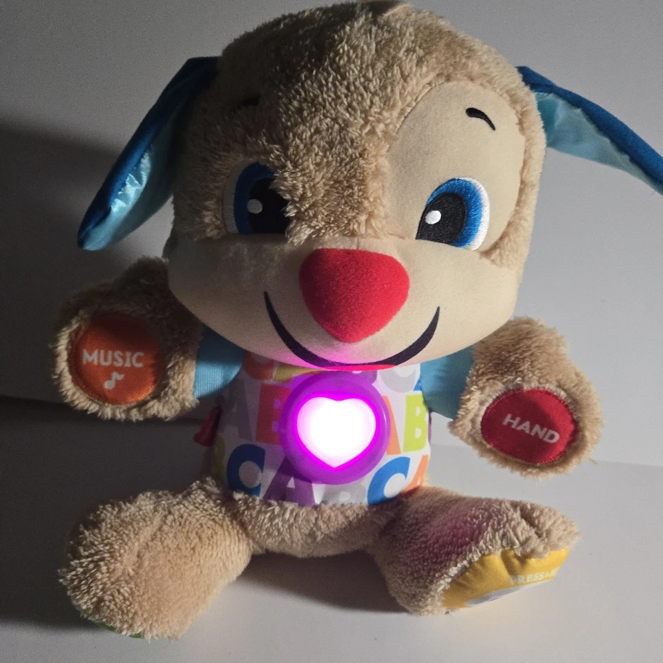 Juguete interactivo de peluche Fisher Price Laugh And Learn Love To Play Puppy Dog 2017 Foto 2 de 4