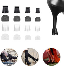 High Heel Protectors 8 Pairs Heel Caps Covers Stoppers 4 Sizes XXS XS S M Weddin