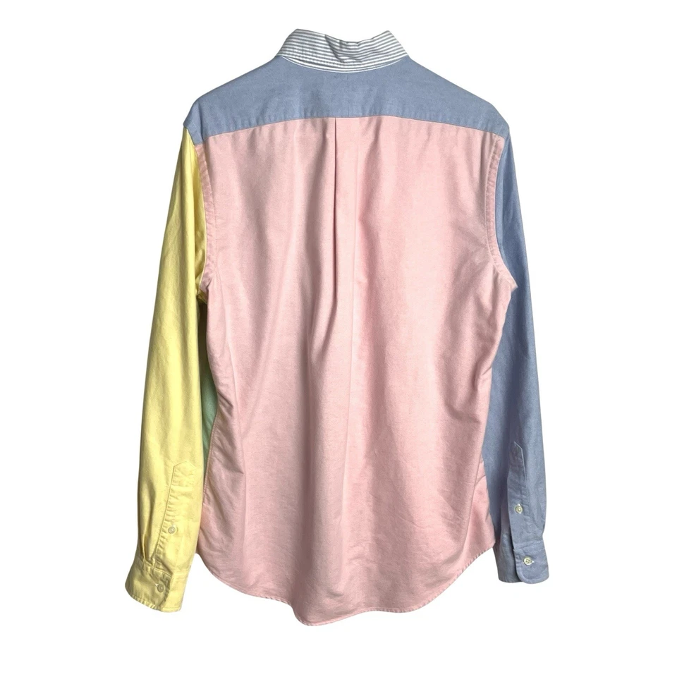 Ralph Lauren Colorblock Oxford Shirt Mens M Pastel Button Down Preppy Classic - Image 3 of 4