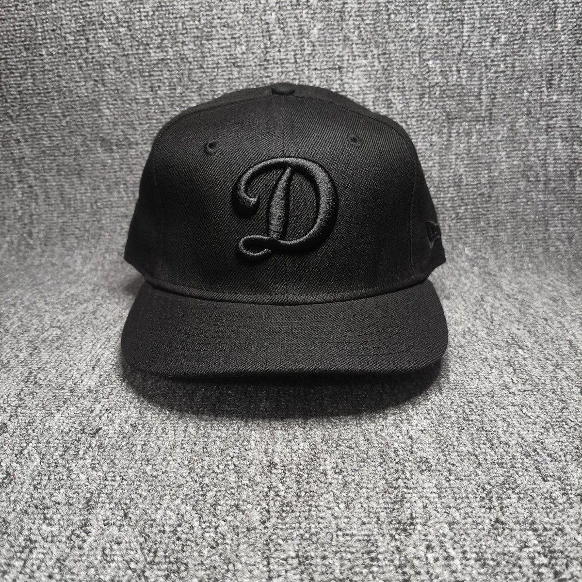 New Era 9FIFTY Black 'D' Logo Snapback Baseball Cap Hat Adjustable