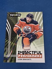 2019-20 UD Synergy Impactful Performers #IP-7 Leon Draisaitl HOCKEY Card 1M