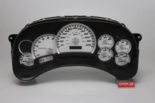 US Speedo White Silverado/Sierra Gauge Face for Clusters 03-05 2500 Gas