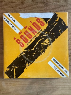 Various - Sonic Sounds 1 1987 UK Indie Rock 7'' vinyl record Pop Will Eat Itself