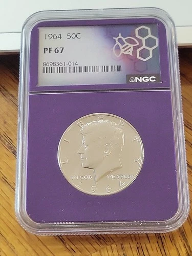 1964 Kennedy Half Dollar NGC PF 67