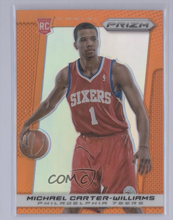 2013-14 Panini Prizm Orange 2/60 Michael Carter-Williams #265 Rookie RC 9ih