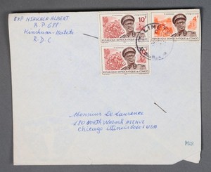 MayfairStamps Congo Matete to Chicago IL Cover aaz_56223