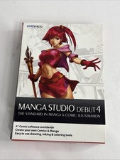 Manga Studio Debut 4 PC  Mac Anime Comic Graphic Novel Cartoon Creator New