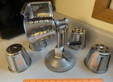 Vintage Salad King Food Processor Vegetable Cutter w/5 Cones 2803