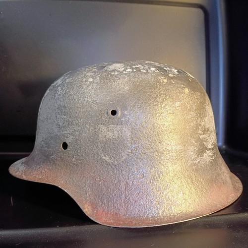 M42 Helmet Shell WW2 Original Relic Double Ghost Decal