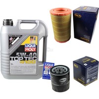 Inspektionskit Filter Liqui Moly ÖL 5L 5W-40 FüR Fiat Ducato