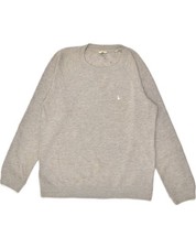 JACK WILLS Womens Sweatshirt Jumper UK 14 Large Grey Cotton LG01