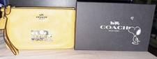 Coach Peanuts Wristlet