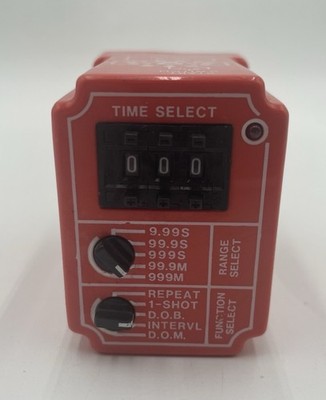 NCC TMM-0999M-461 Multiple Function Solid State Timer 0.05sec-999min 120v-ac
