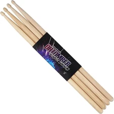 Drum Sticks, 2 Pair 5A Maple Drumsticks - made of hard maple wood