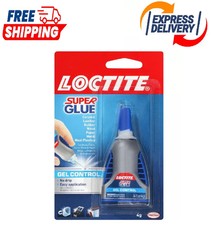Loctite Super Glue Gel Control, Clear, 0.14 fl oz Bottle,Superglue for Plastic,