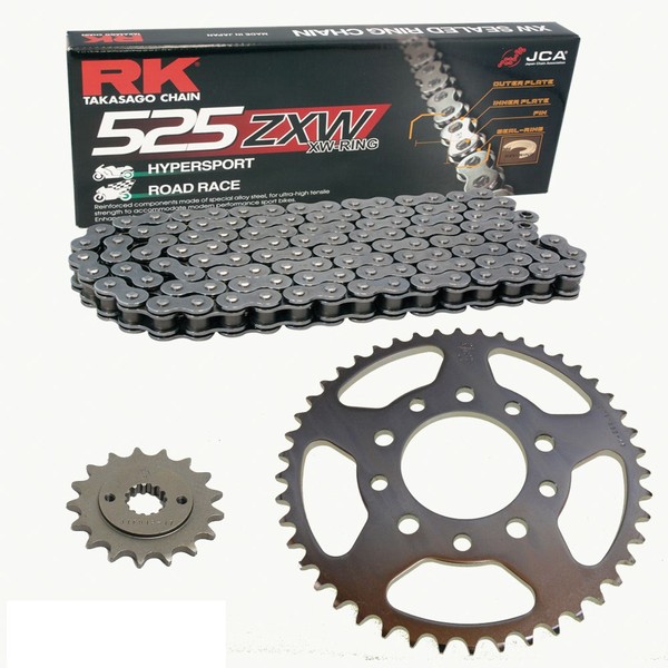 Kettensatz Suzuki GSX-R 600 11-18 Kette RK 525 ZXW 114 Offen 16/43-image