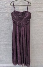 New House Of CB London Esme Fil Coupé Gown Winter Bloom Size L