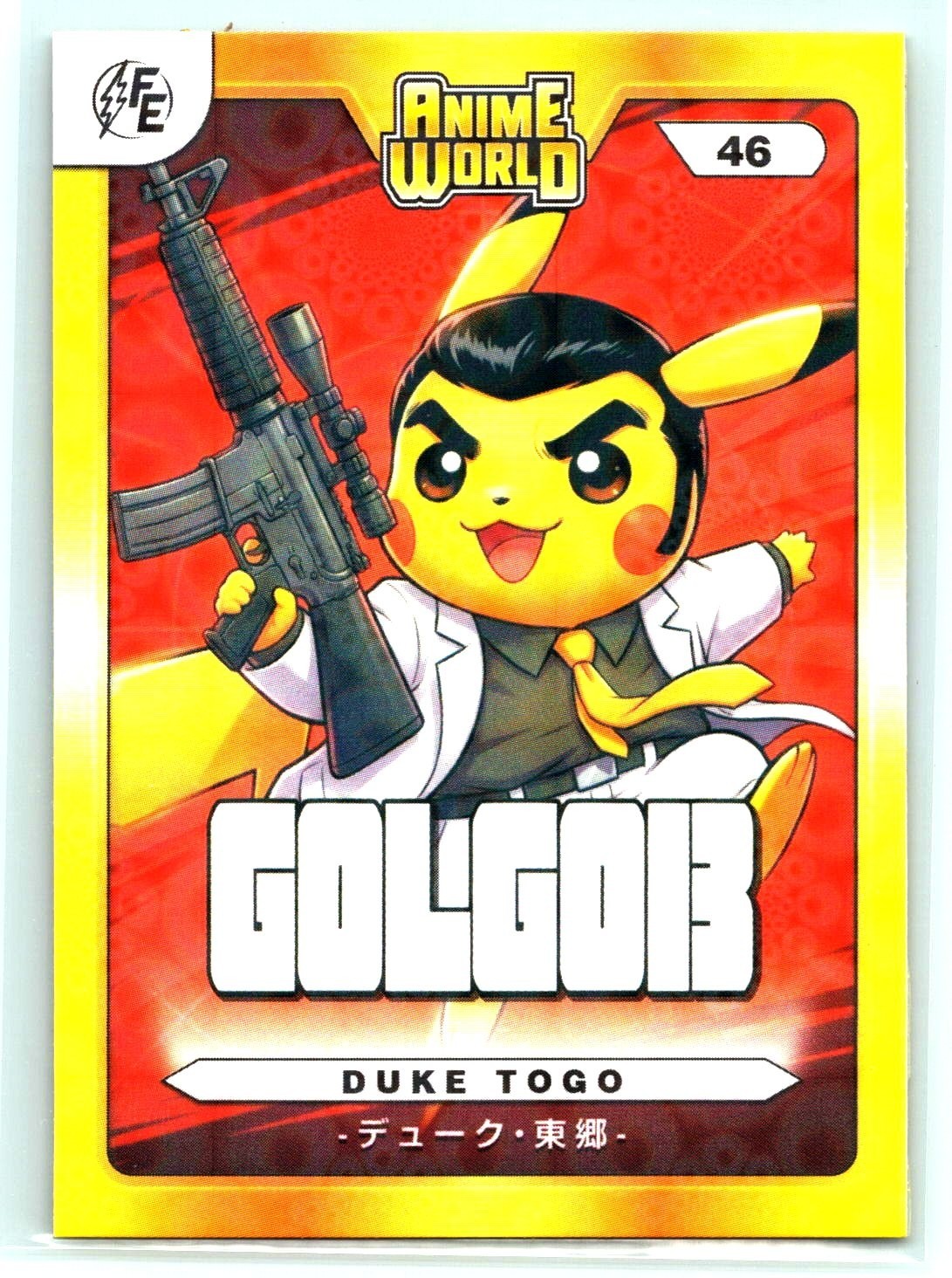 Pikachu Cosplay Anime Pokemon- Select Your Card