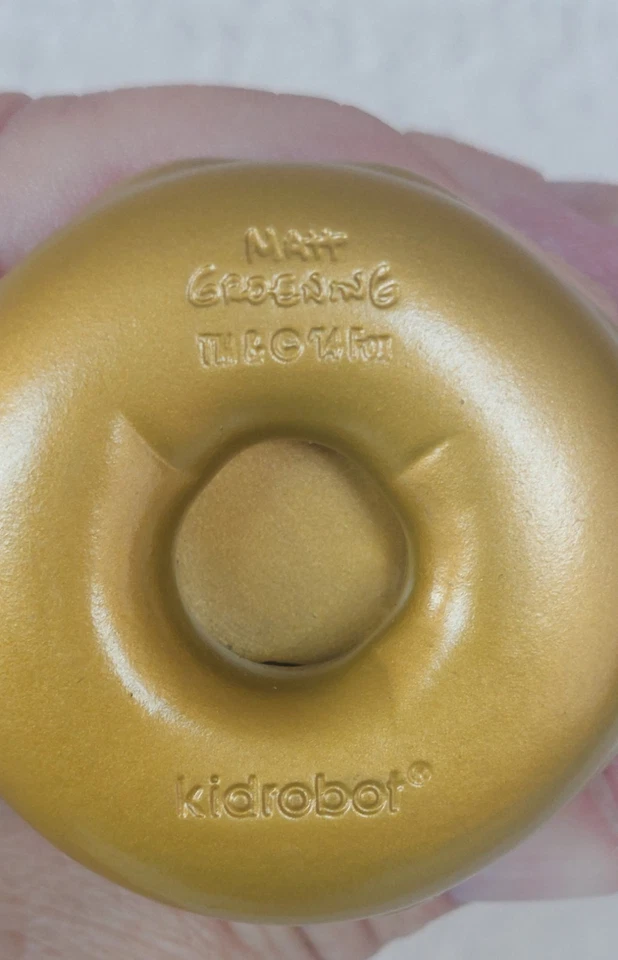 Simpsons 3" vinyl figure GOLDEN HOMER BUDDHA Matt Groening KidRobot Lootcrate - Image 4 of 4