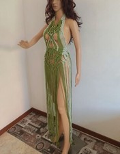 Abito Verde In Macramè, Fatto …