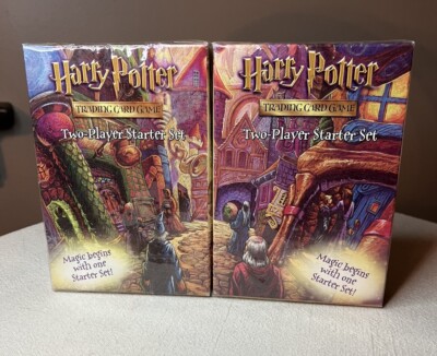 SEALED/NEW Harry Potter Two Player Starter Deck Sets Complete Diagon Alley Scene