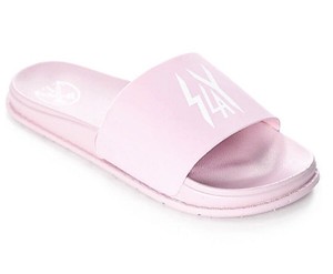 adidas mauve slides