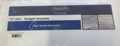 WESTALEE #WT-12ARCCWFKIT-HS 12'' ARC STRAIGHT TEMPLATE - HIGH SHANK BY SEW STEADY