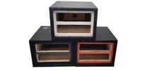 NEW RDCARSHOW VINYL RADIO BOX FOR 2 EQUALIZERS AND 1 RADIO  + FREE 12V VOLTMETER