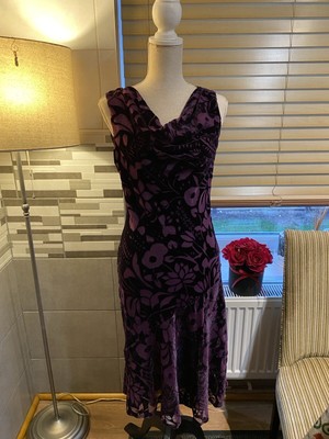 M&S Collection Dress Size UK 10 Purple Long Party   Dress New £75