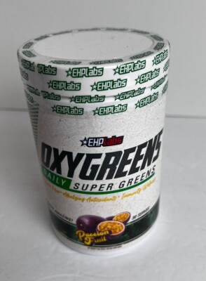 EHPlabs OxyGreens Super Greens Powder Passion Fruit Flavor New and Sealed