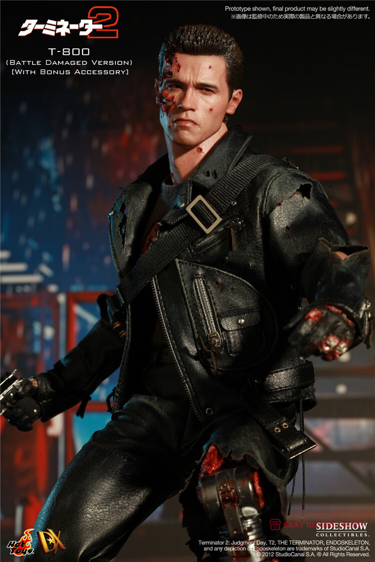 Hot Toys DX13 Terminator 2: Judgment Day 1/6 T-800 Battle