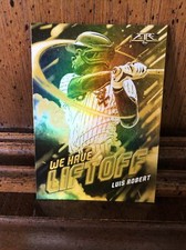 2021 Topps Fire Luis Robert Gold Foil WE HAVE LIFT-OFF WHL-5 White Sox
