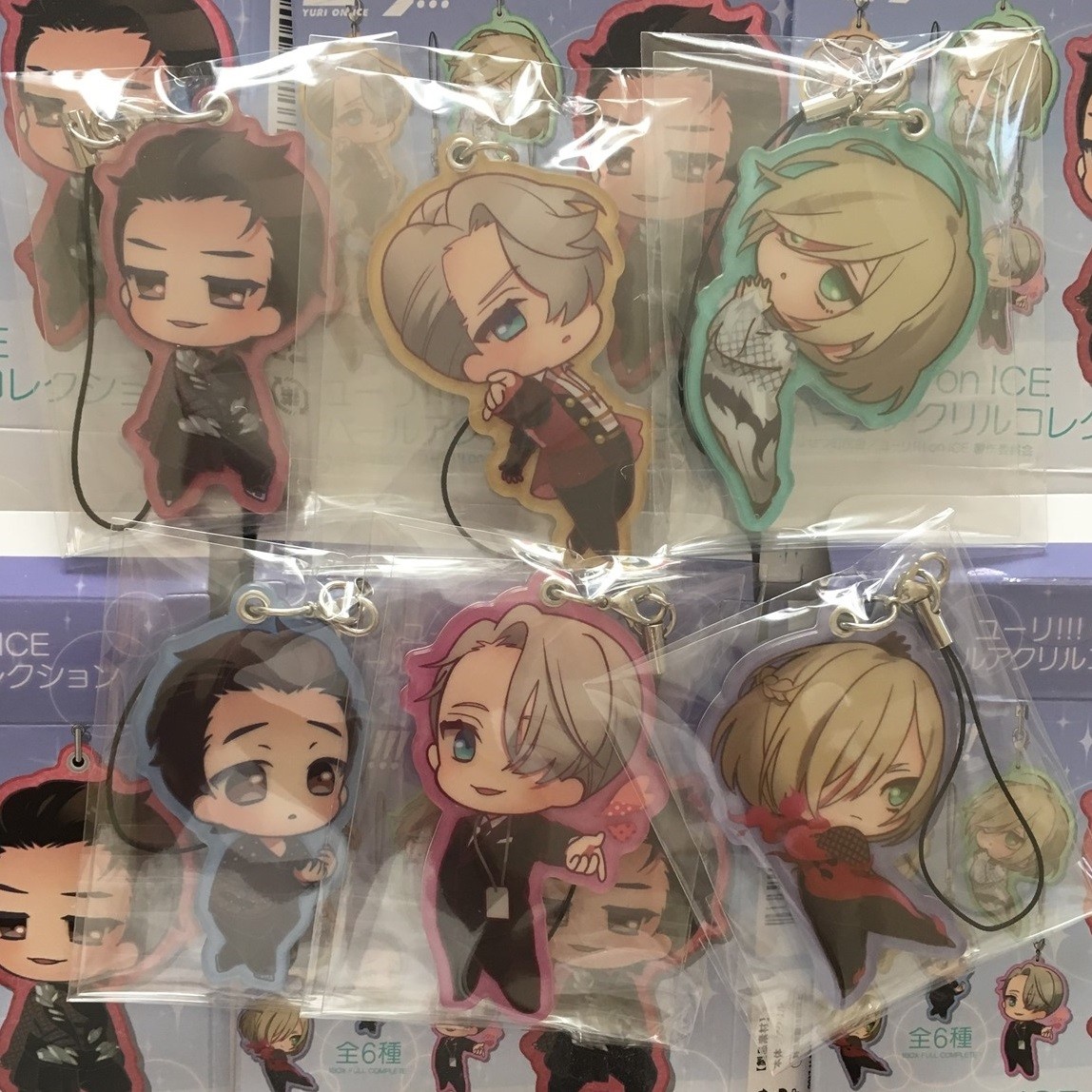 YURI ON ICE Pearl Acrylic Strap Yuri Katsuki Victor Nikiforov  Plisetsky