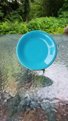 SALAD PLATE turquoise blue HOMER LAUGHLIN FIESTA WARE 7.25" new