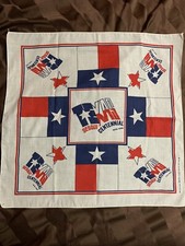 Vtg Lone Star Texas Sesqui Centennial Scarf Bandanna 1836-1986 50/50 Cotton Rare