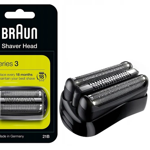 21B Replacement Shaver Head Foil Cassette Blade for Braun Shaving Series 3 Black - Picture 3 of 13