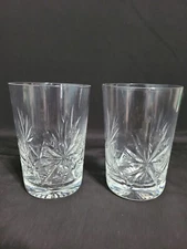 EDINBURGH CRYSTAL STAR OF EDINBURGH 9 OZ. TUMBLER  SET OF 2
