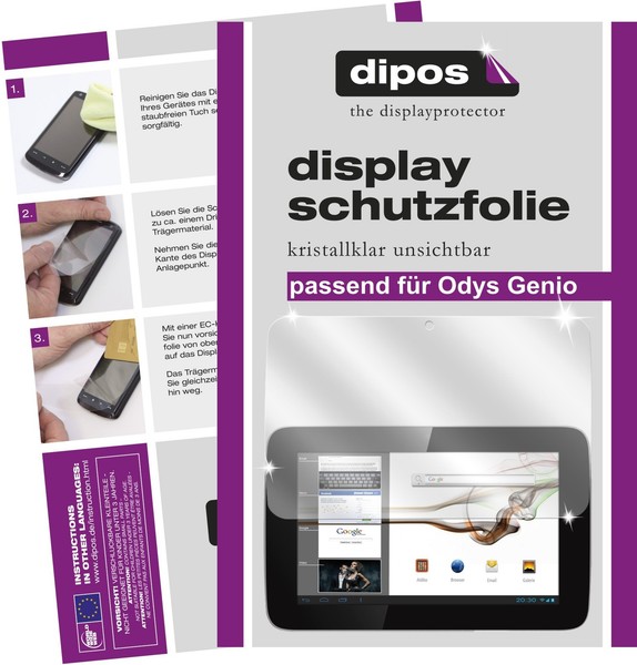 2X Schutzfolie FüR Odys Genio Klar Displayschutzfolie Folie Displayfolie-image