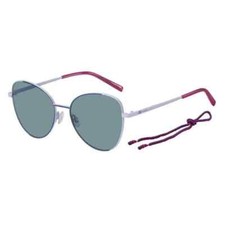 New M Missoni MMI 0038/S 0JQ4 KU Cat Eye Blue Lilac Sunglasses Authentic