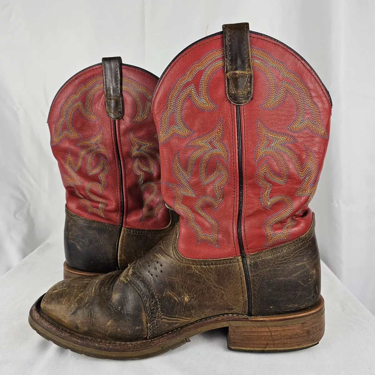 Double h top boots red