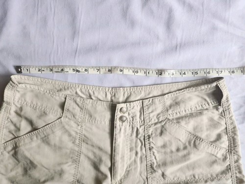 Bimini Bay Outfitter High Rise Nylon Shorts Beige Womens Size 12 Light Outdoor - Picture 10 of 11