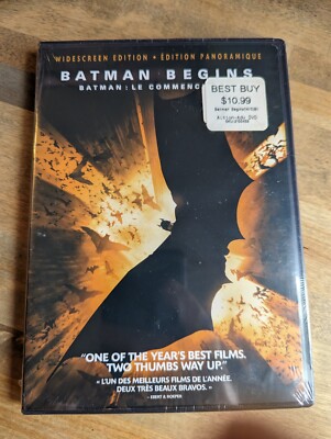 Batman Begins (DVD, 2005) Brand New Sealed
