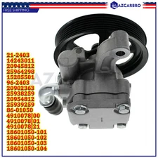 Power Steering Pump For GMC Acadia Chevrolet Traverse Saturn Outlook Enclave 3.6