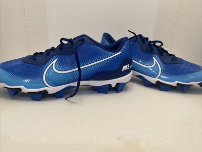 NIKE ALPHA HUARACHE KEYSTONE HYPER ROYAL BLUE CLEATS DJ6524-414 Men's  Size 12