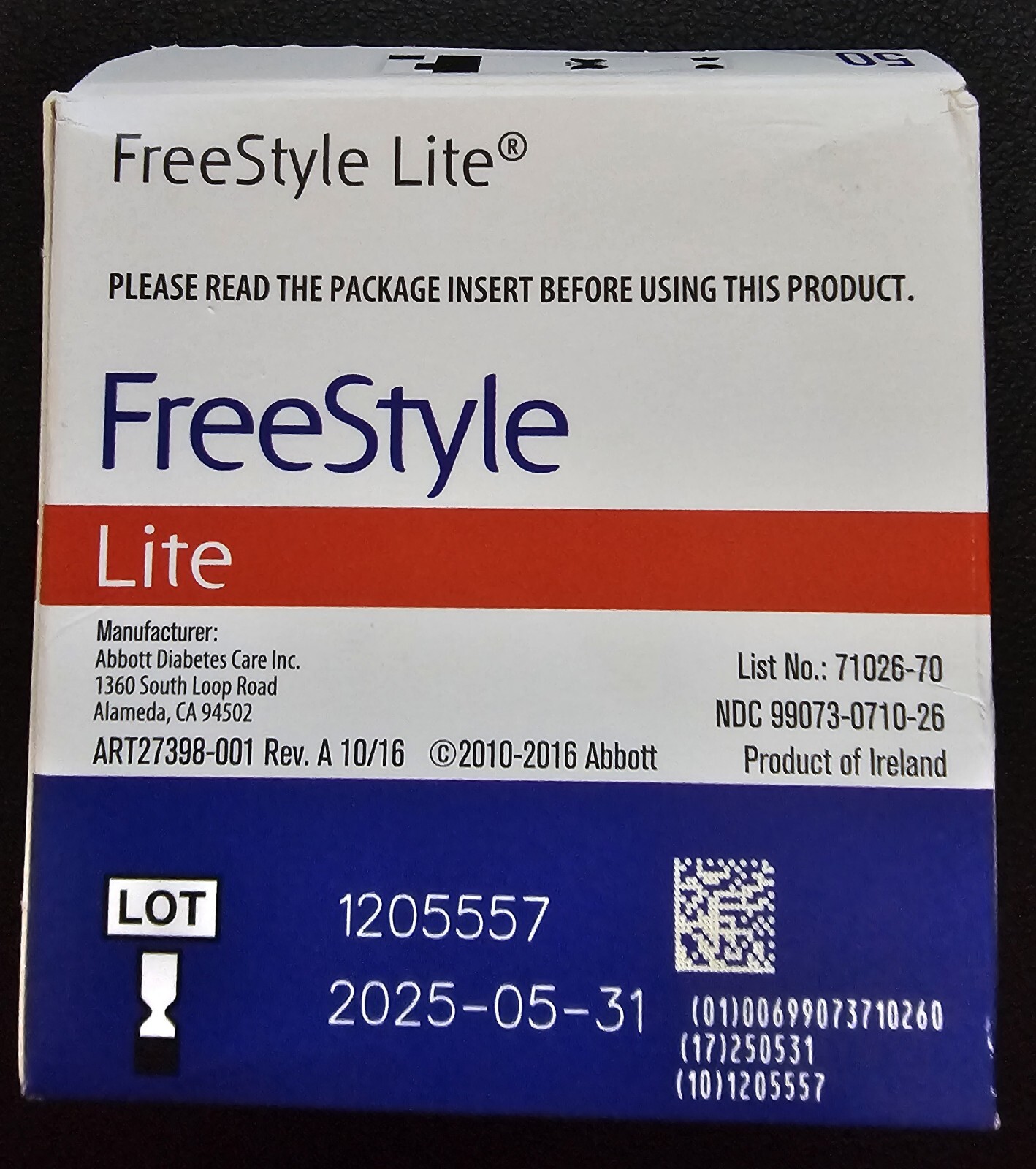 Freestyle Lite Diabetic Test Strips eBay
