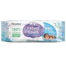 Himalaya Baby 72 Wipes Nature Purified Water-goodness of organic Coconut Oil